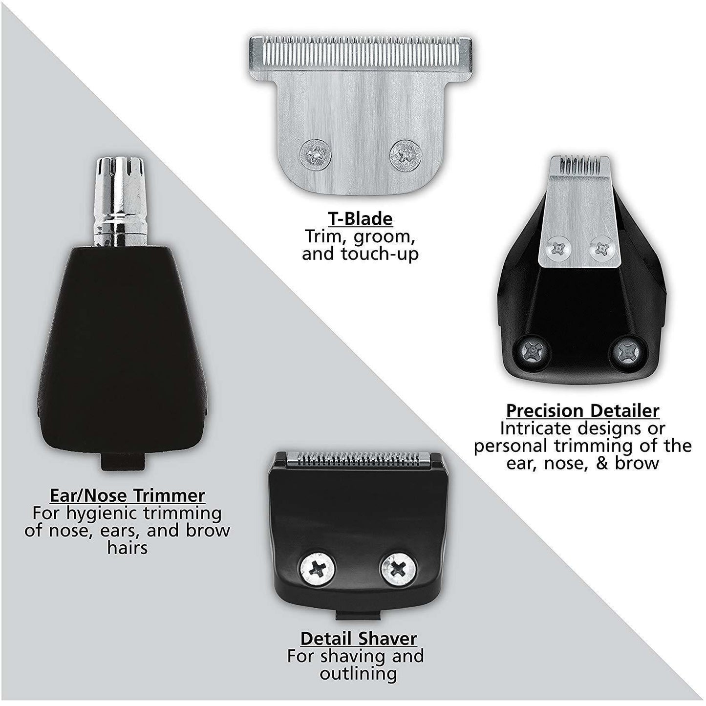Wahl Clipper Steel Lithium Ion Plus Beard Trimmers for Men
